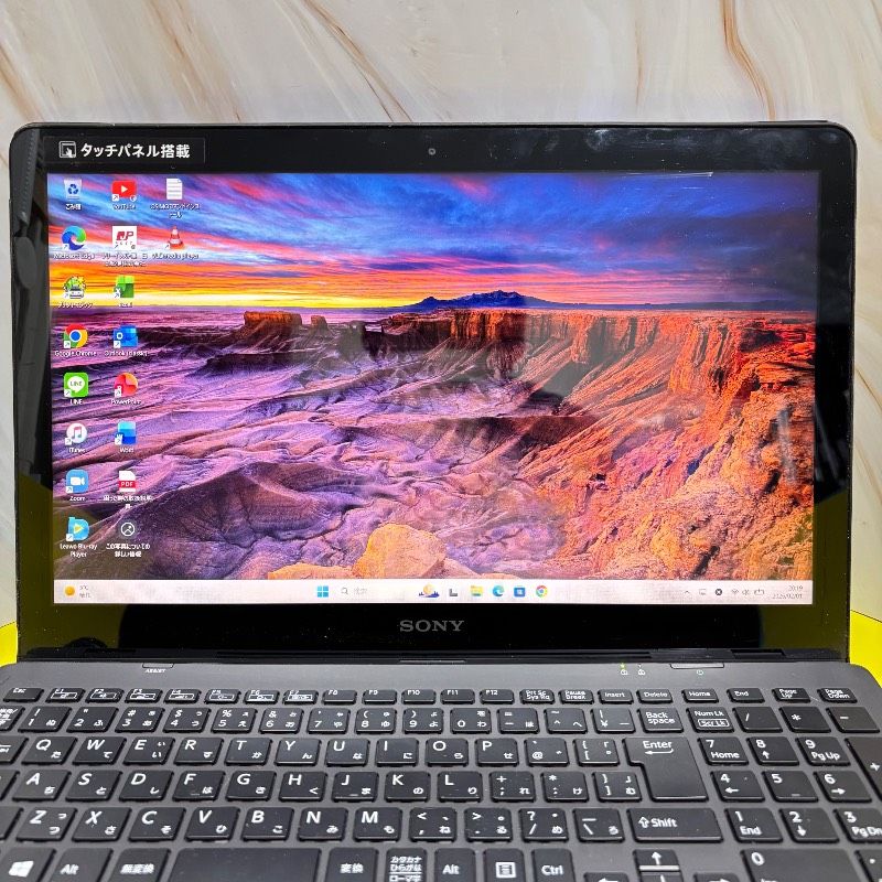 Windows11✨爆速SSD搭載☘️薄型すぐ使えるカメラ付VAIOノートパソコン VAIO 新品SSD カメラ Windows11 ノートパソコン オフィス付き！