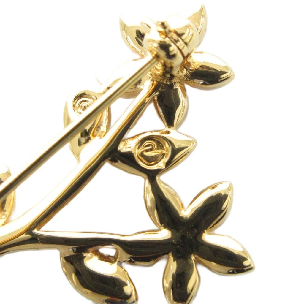 スワロフスキー SWAROVSKI ブローチ 花 フラワーモチーフ ピンク