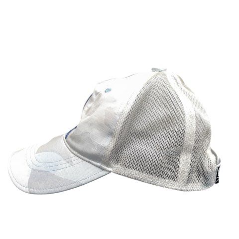 MARK&LONA グレー メッシュキャップ マーク＆ロナ MARK&LONA メッシュキャップ 迷彩柄 スカル刺繍 ビジュー