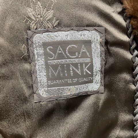 サガミンク SAGA MINK ミンク MINK 毛皮 ロングコート リアルファー