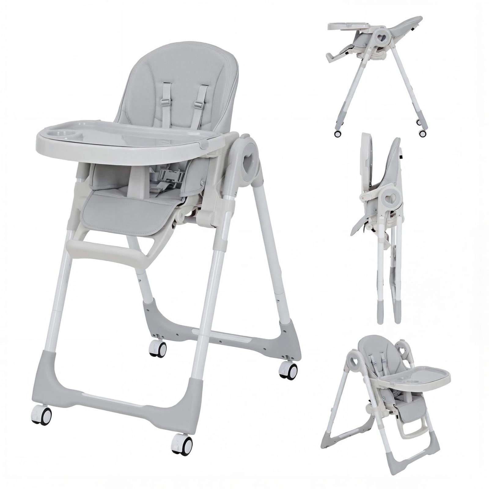 Thinkmax ベビーチェア ハイ＆ロー【グレードアップ仕様】ワンクリック