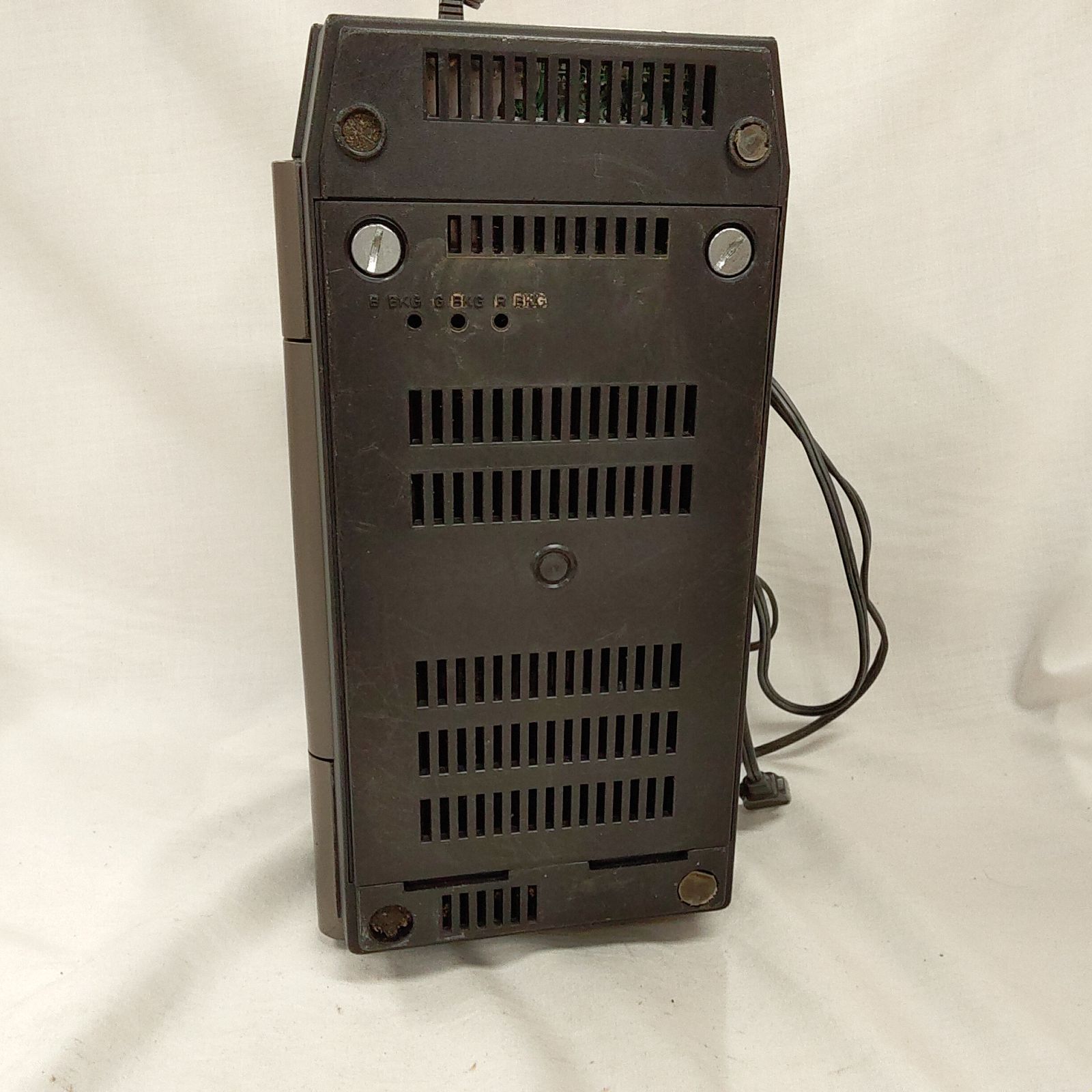 中古品・SONY ポータブルテレビ KV-60P1 電源入り砂嵐確認済 昭和