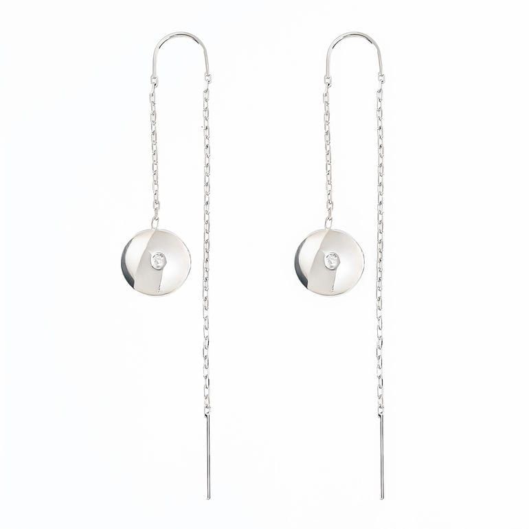 新品 スワロフスキー SWAROVSKI ピアス Sublima ドロップピアス クリア 
