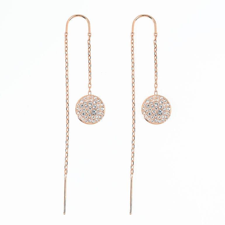 新品 スワロフスキー SWAROVSKI ピアス Sublima ドロップピアス クリア