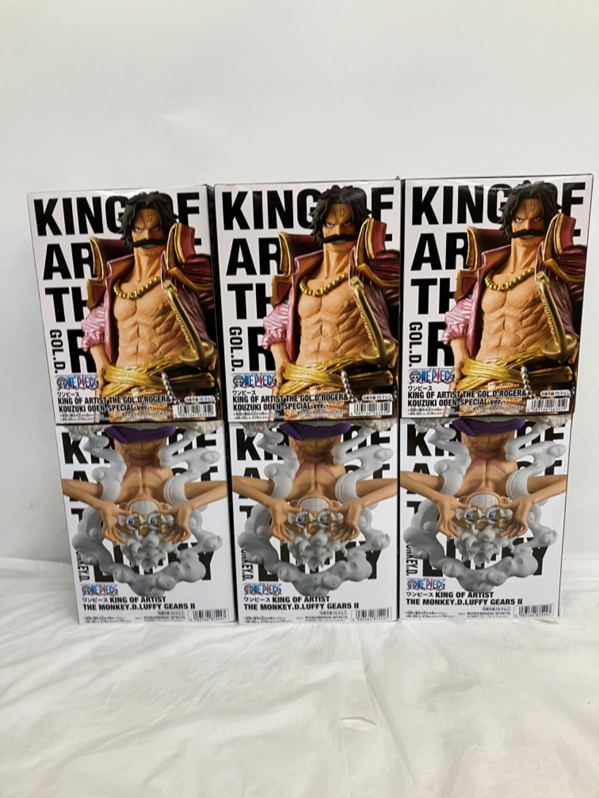 未開封 ワンピース ONE PIECE KING OF ARTIST フィギュア 2種6個セット