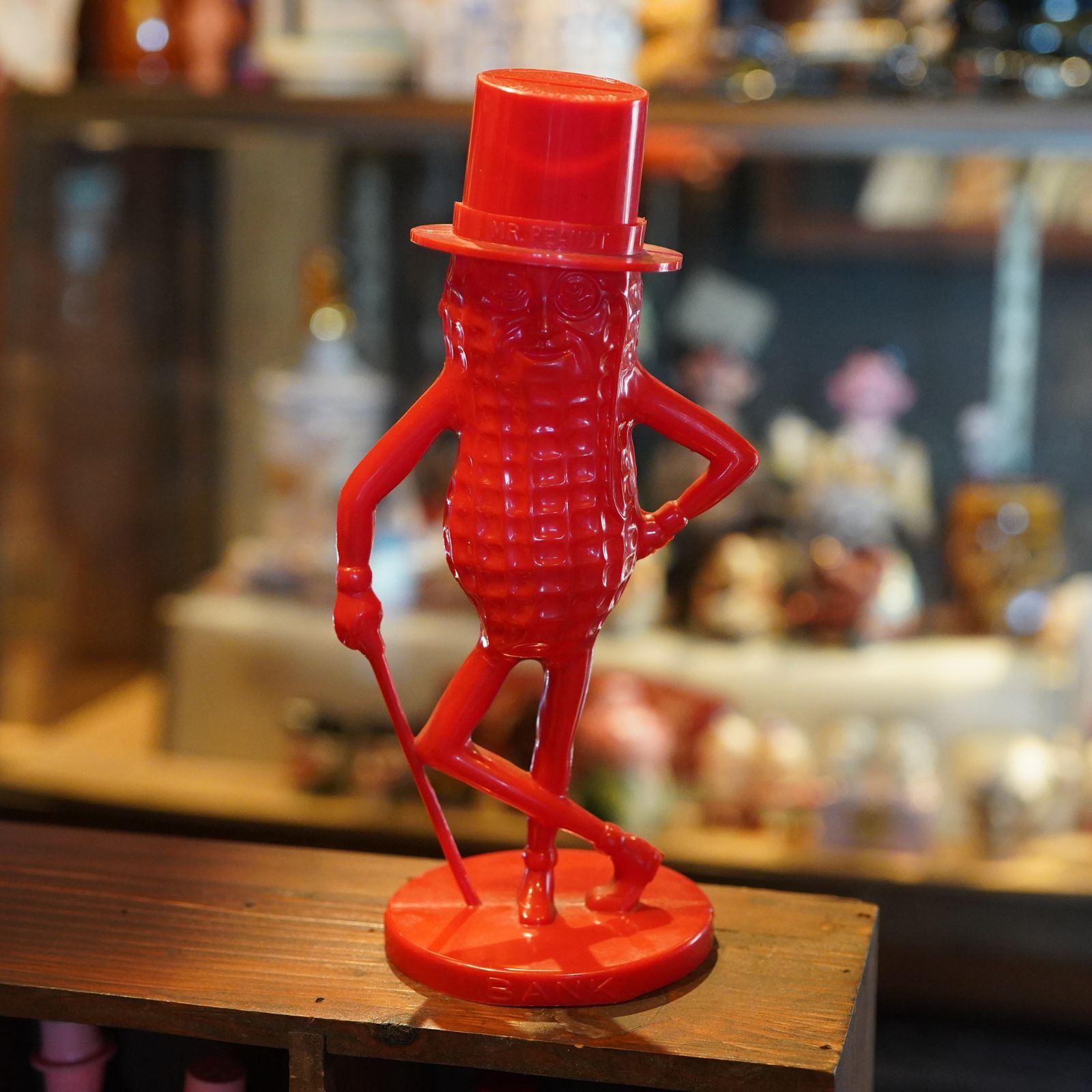 1950～60's Mr.Peanut コインバンク レッド ヴィンテージ ビンテージ