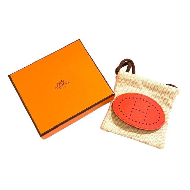 HERMES エルメス バレッタ エヴリンPM スイフト オランジュ