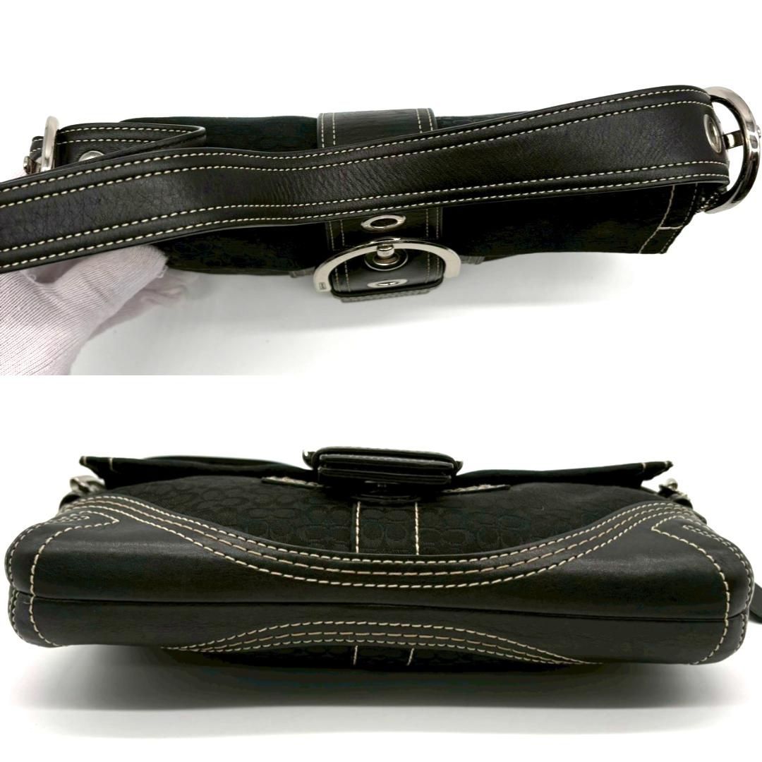 美品】COACH コーチ ソーホー ミニシグネチャー ベルト ショルダー