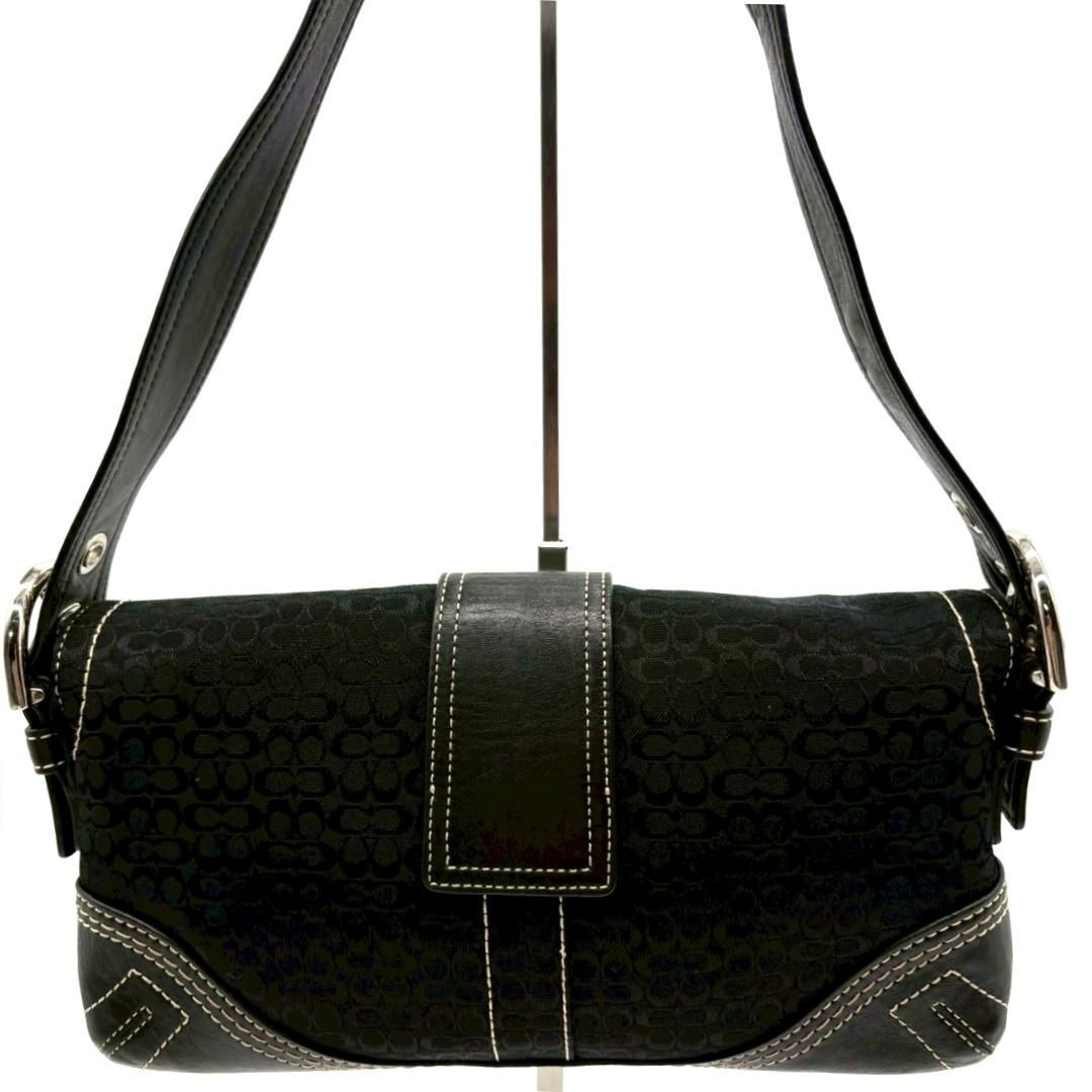 美品】COACH コーチ ソーホー ミニシグネチャー ベルト ショルダー 