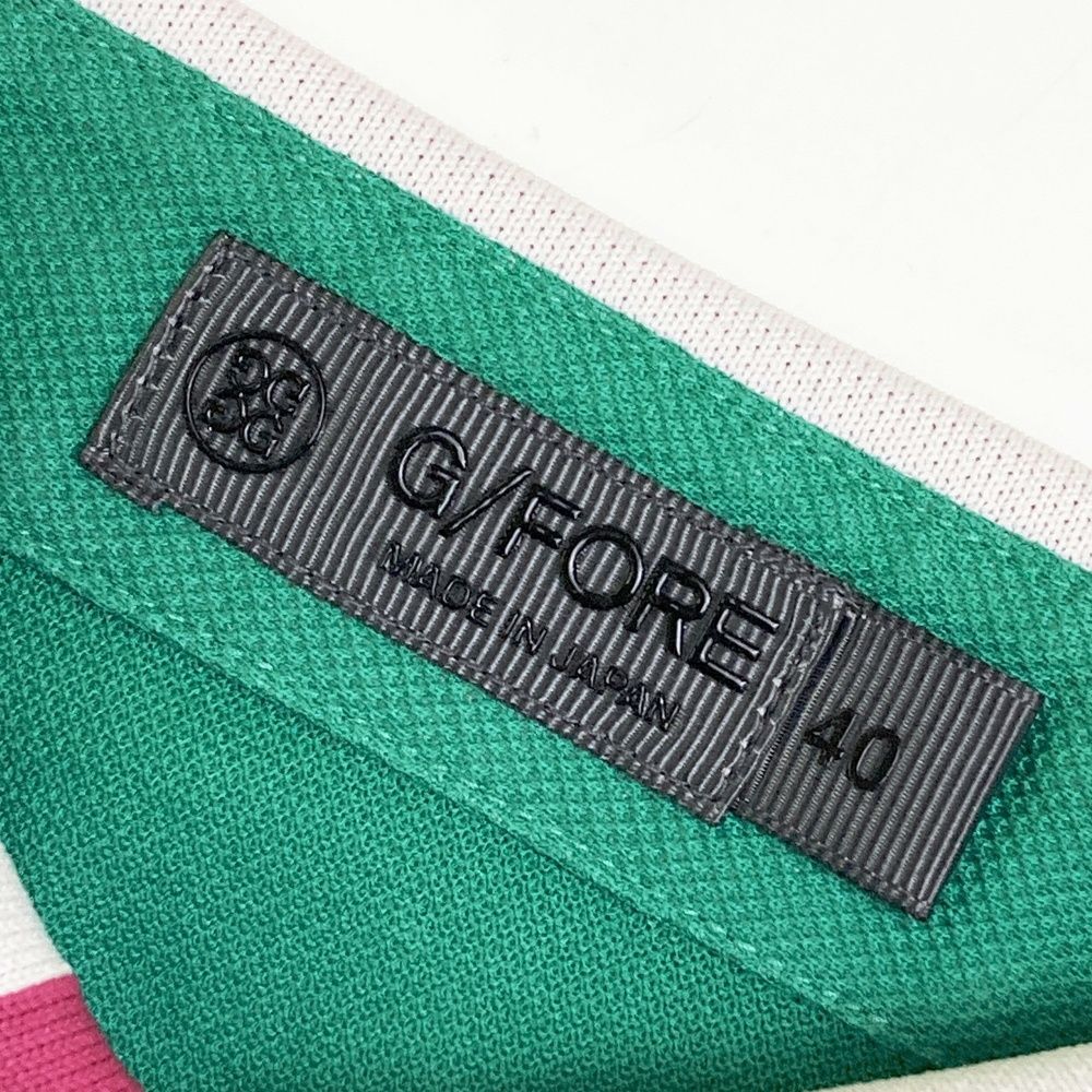 サイズ：40 G/FORE ジーフォア 半袖ポロシャツ グリーン系