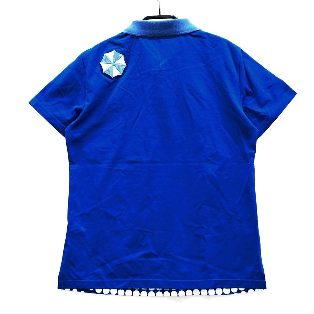 サイズ：42 M.U SPORTS エムユースポーツ 半袖ポロシャツ 総柄×ドット