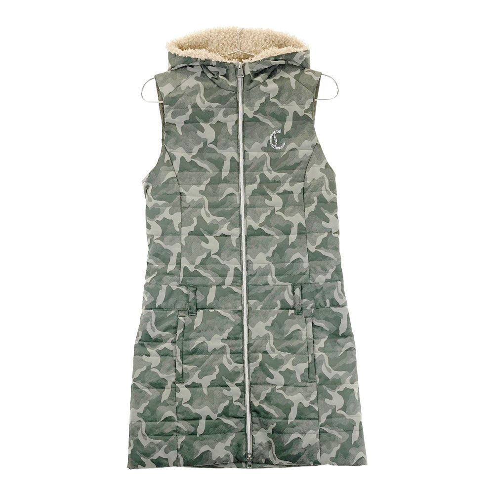 ✨CALLAWAY キャロウェイ 中綿ジップ ベストワンピース M✨ ✨CALLAWAY キャロウェイ 中綿ジップ ベストワンピース M✨ サイズ：M