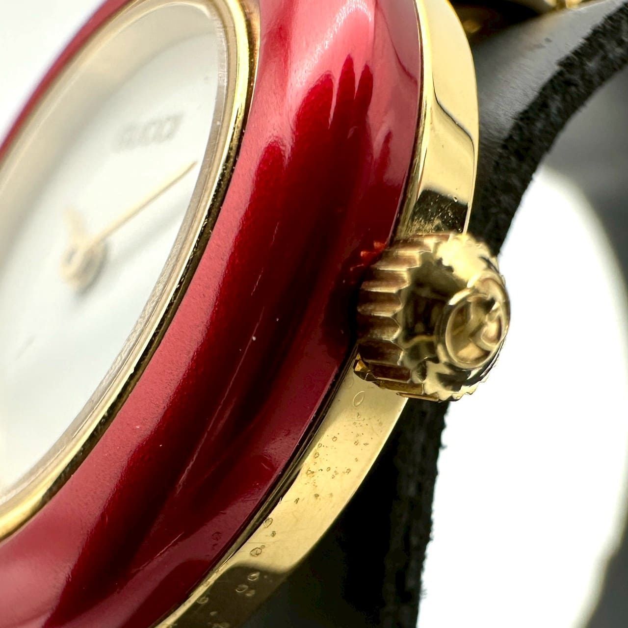 電池交換済】GUCCI グッチ 腕時計 チェンジベゼル 11/12.2 クォーツ GP