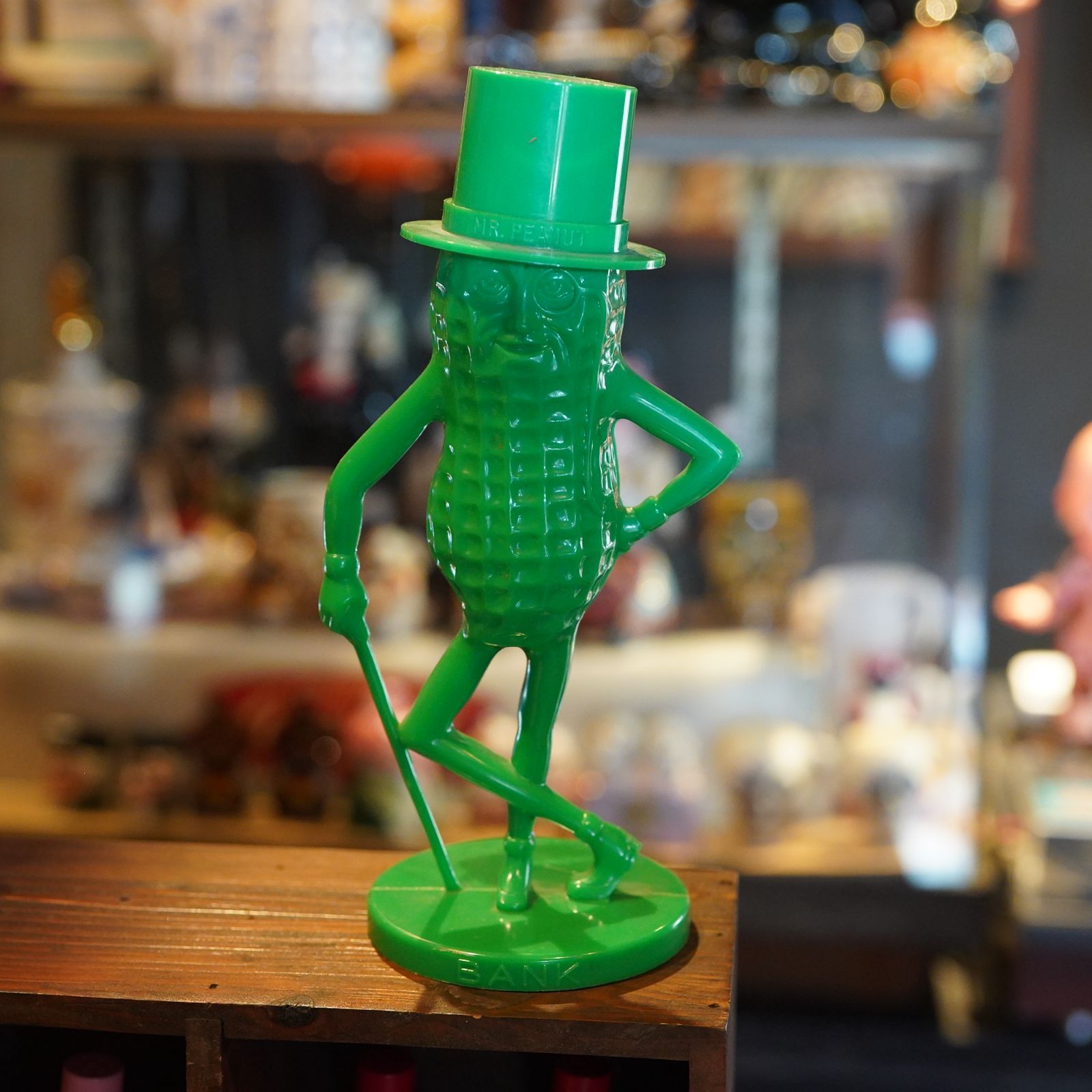 1950～60's Mr.Peanut コインバンク グリーン ヴィンテージ ビンテージ