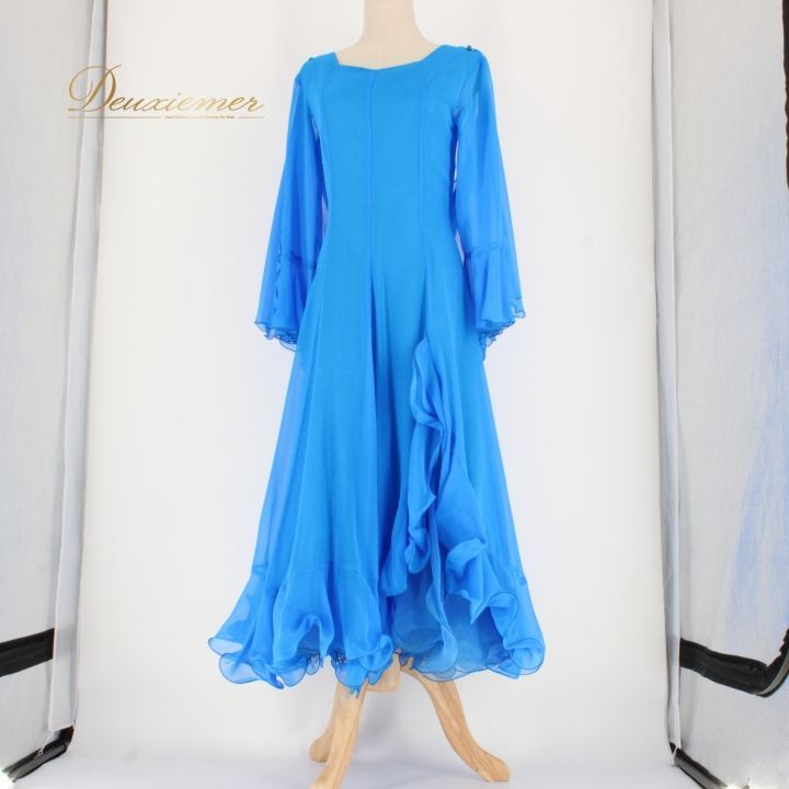 社交ダンス 衣装 スタンダード ドレス ワンピース レッスンウェア