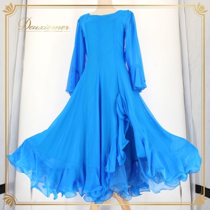 社交ダンス 衣装 スタンダード ドレス ワンピース レッスンウェア