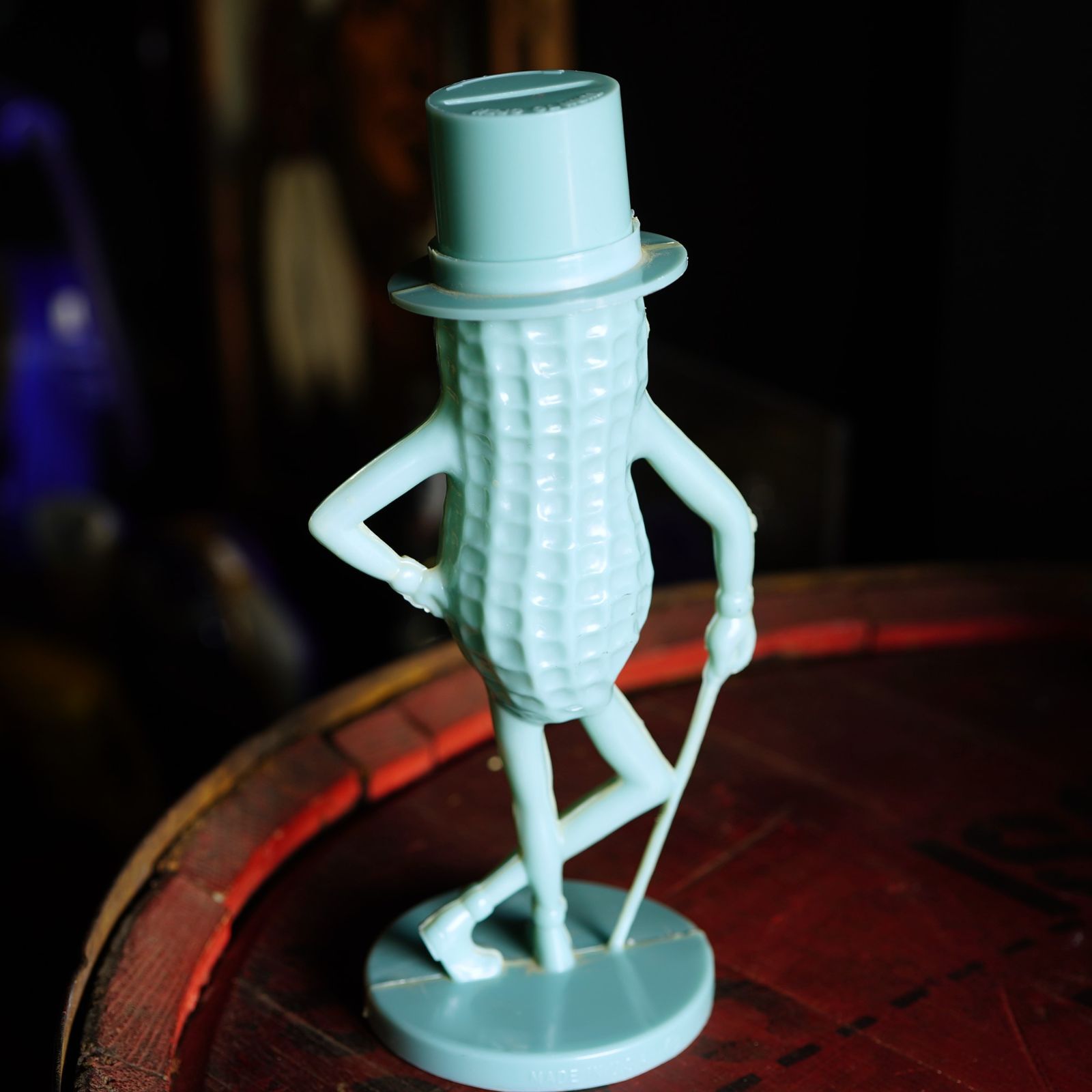 1950～60's Mr.Peanut コインバンク ブルー ヴィンテージ ビンテージ