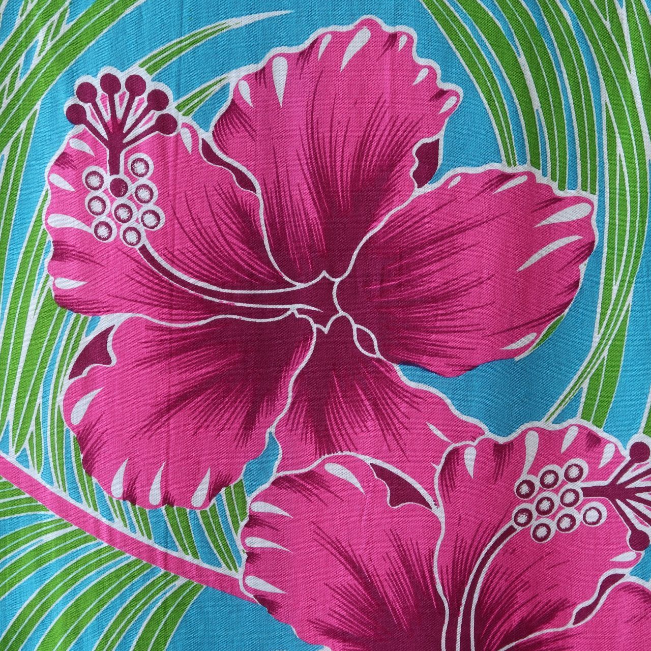 パレオ マルチファブリック サロン ネチ 115X170 ハイビスカス＆パーム