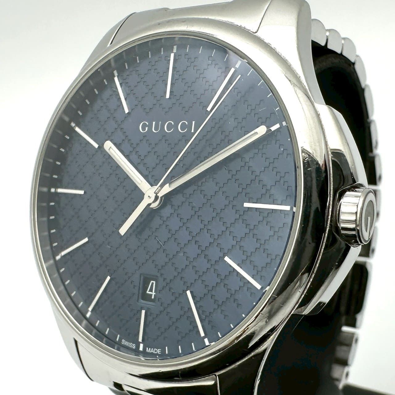 GUCCI グッチ 腕時計 Gタイムレス デイト 126.3/YA126316 SS クォーツ