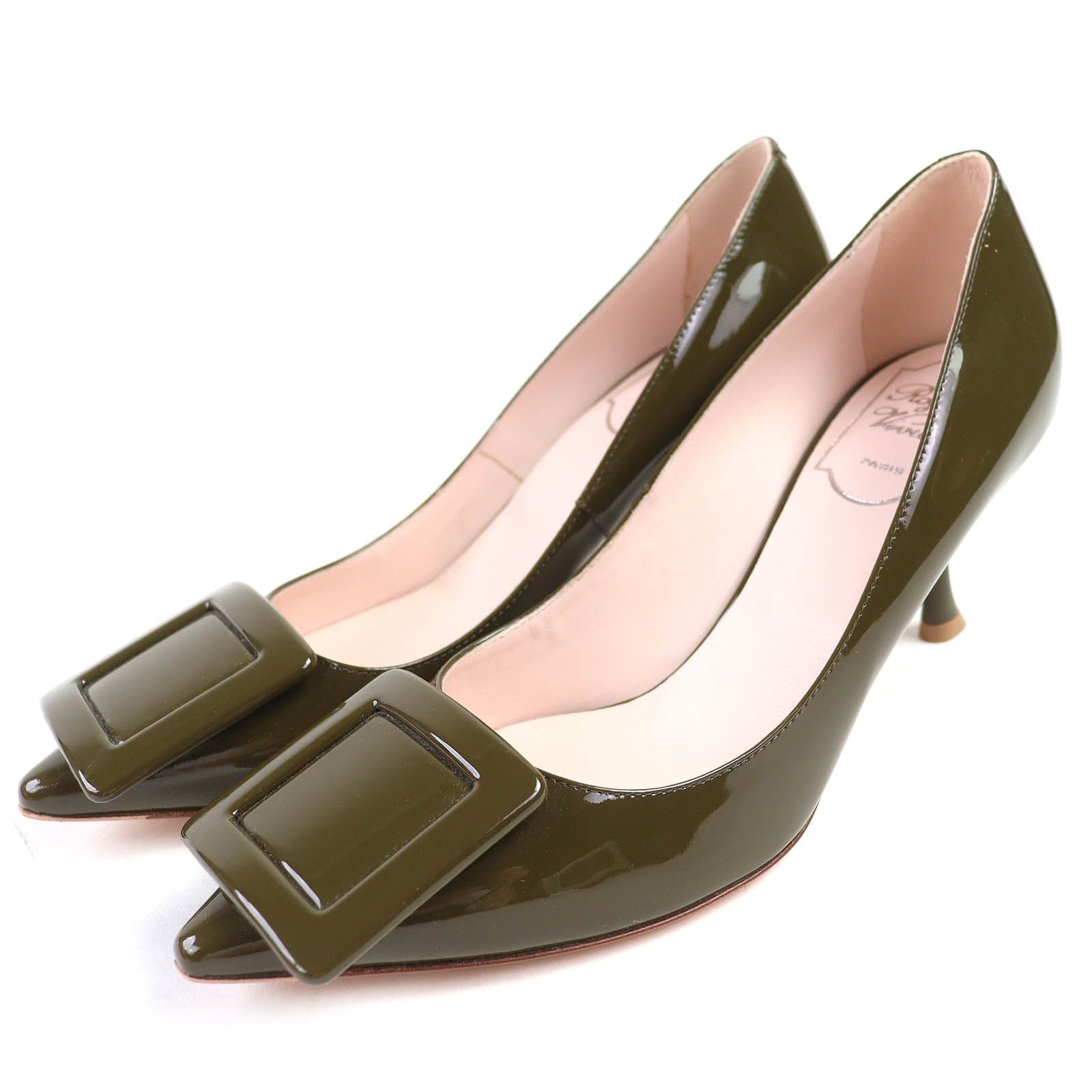 未使用品△ROGER VIVIER ロジェヴィヴィエ RVW61830690D1PV609 ヴィヴ 