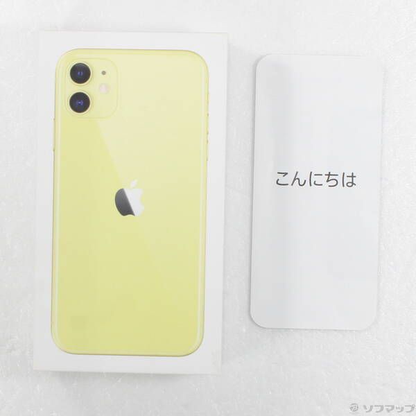 ソフマップ 〔品〕 iPhone11 64GB イエロー MWLW2J／A SIMフリー【377