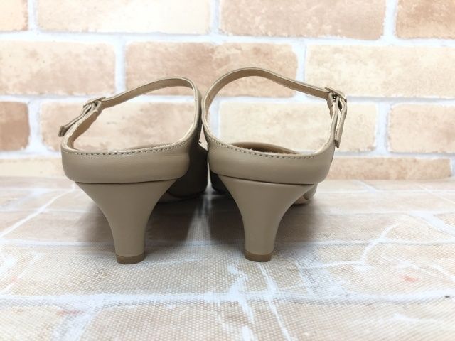 中古】 箱付 BRENTA ブレンタ ワンストラップミュール T322 ベージュ