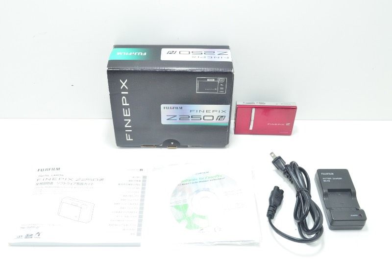 送料無料】 フジフイルム FUJIFILM FinePix Z250fd レッド コンパクト