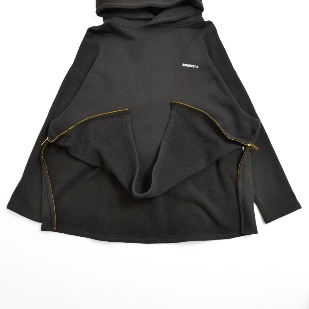 Americanaアメリカーナ コットン製 裾ジップ ビッグサイズ オーバー