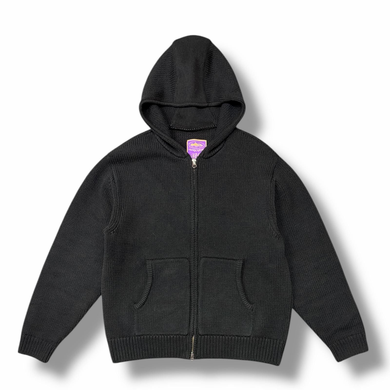 Corteiz バックロゴジップアップニットフーディー 卸売 パーカー