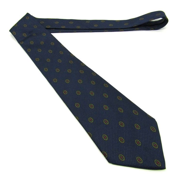 ダンヒル ブランド ネクタイ ドット柄 シルク PO メンズ ブルー Dunhill 【中古】