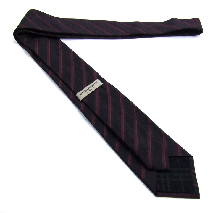 バーバリーロンドン ブランド ネクタイ ストライプ柄 ホースマーク