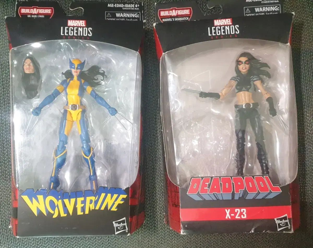 マーベルレジェンド エックスマン ウルヴァリン ロゥラ X-23 2種 開封