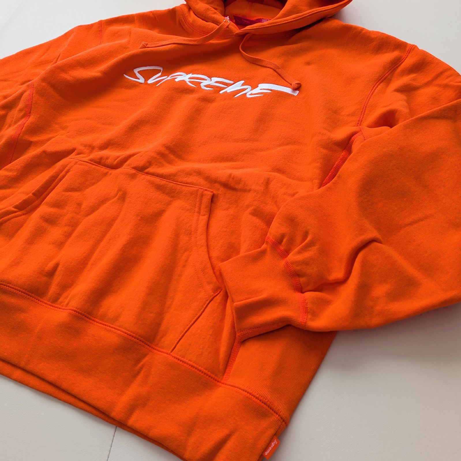 Supreme フューチュラ フーデット スウェットシャツ オレンジ L - メルカリ