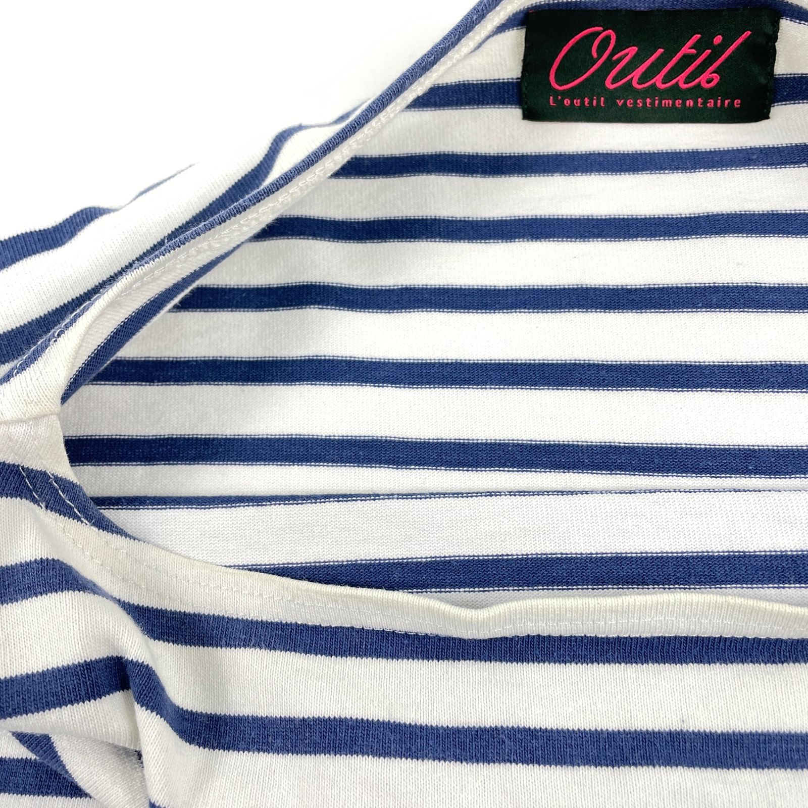 OUTIL ウティ バスクシャツ ボートネック 長袖Tシャツ サイズ2