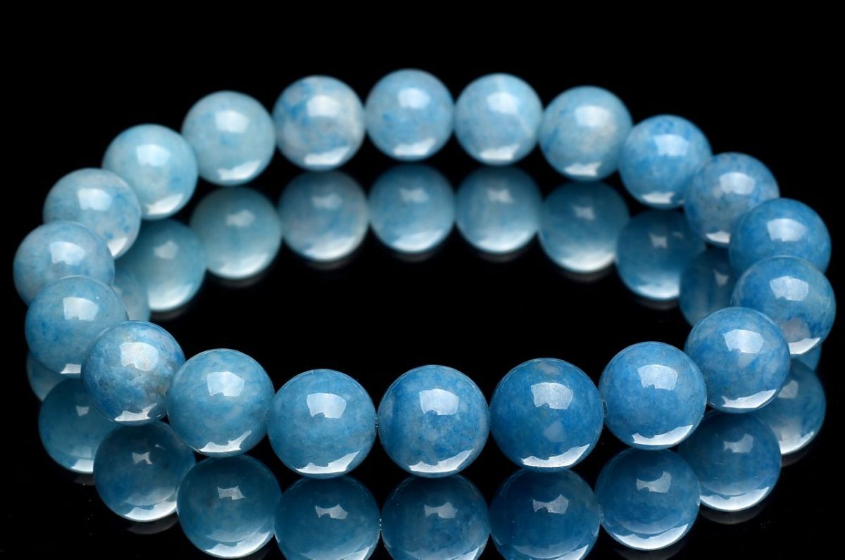 1点物】希少◇高発色 トロレアイト(トロール石) 9.5mm ブレスレット