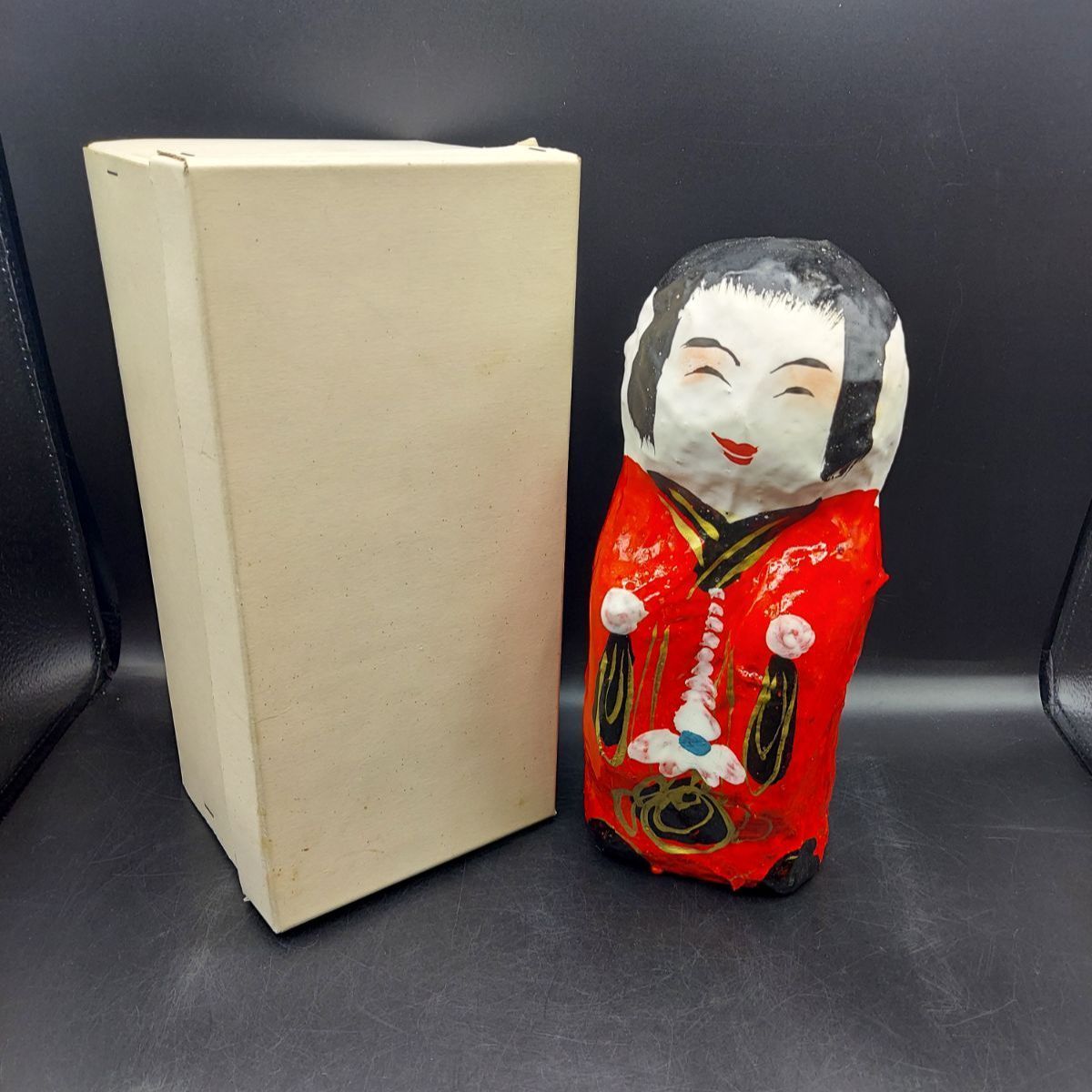 L》宮内フサ 郷土玩具 張子 奉公さん 高松張子 約26cm - メルカリ