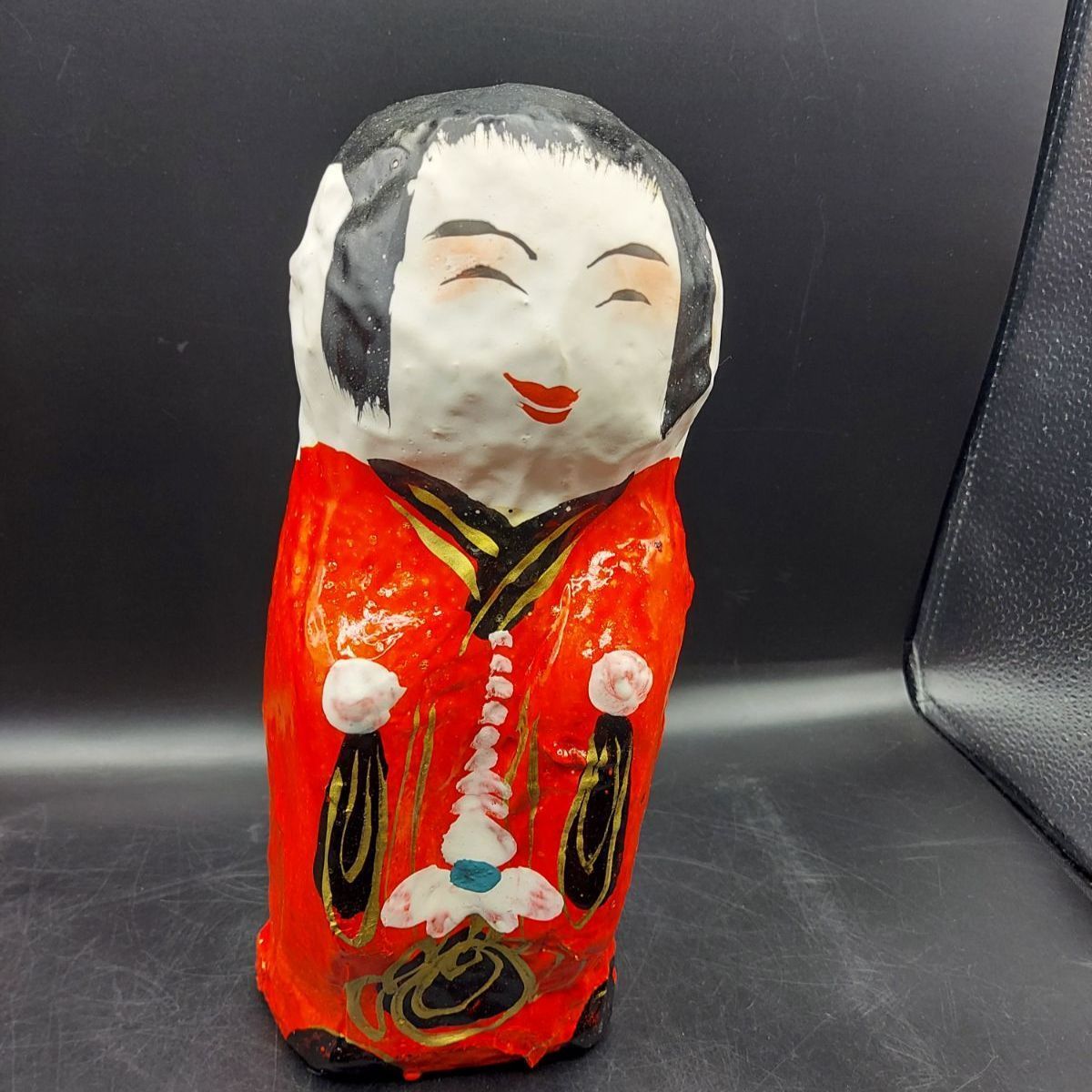 L》宮内フサ 郷土玩具 張子 奉公さん 高松張子 約26cm - メルカリ