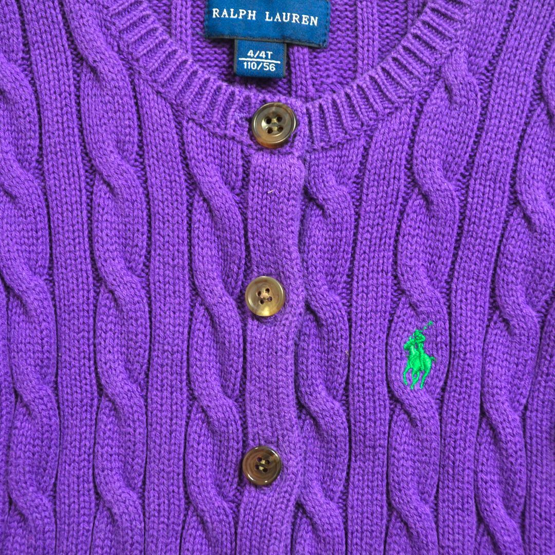 極美品】Ralph Laurenラルフローレン キッズ110 4T コットン製ペプラム