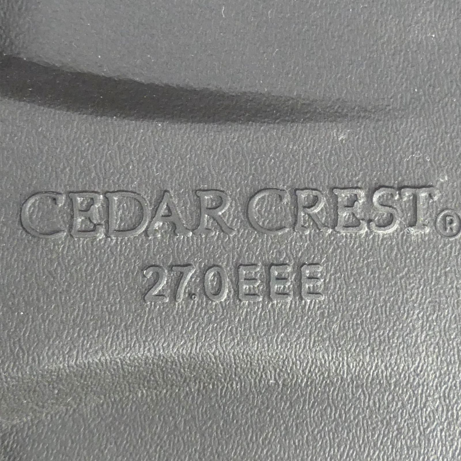CEDAR CREST セダークレスト レースアップシューズ 27 本革 茶 