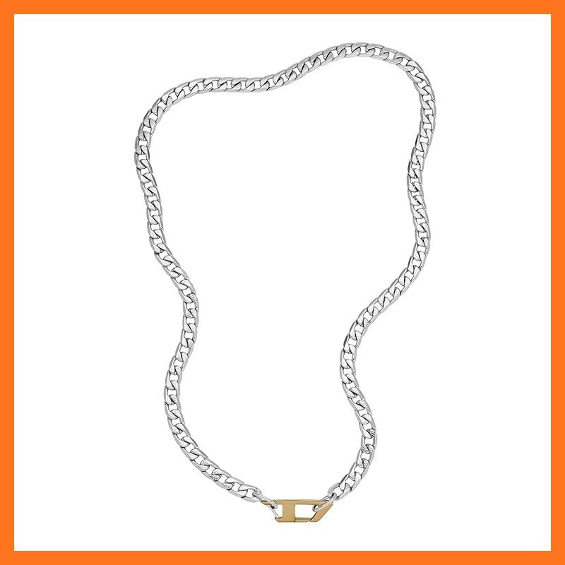 新品】 Diesel メンズ ステンレススチール ペンダントまたはチェーン