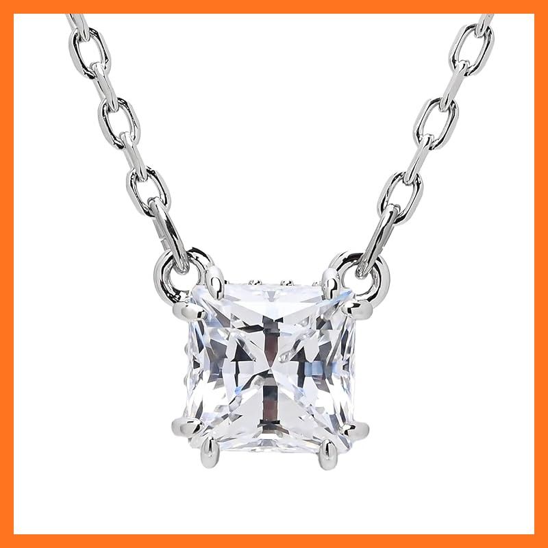 新品】 スワロフスキー ネックレス Stilla ペンダント クリア シルバー