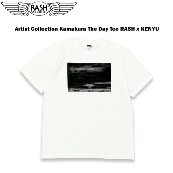ラッシュ Tシャツ 2025 RASH Artist Collection Kamakura The Day Tee RASH x KENYU コラボ