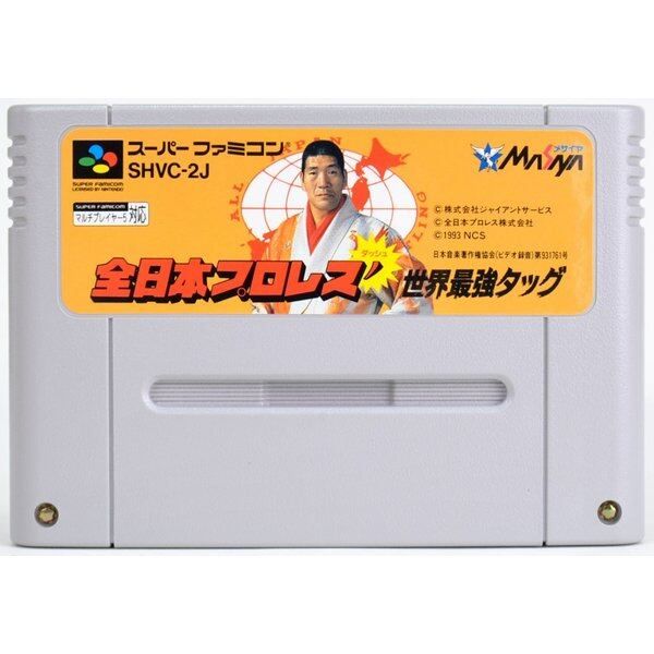 SFC】全日本プロレスダッシュ 世界最強タッグ（ソフトのみ