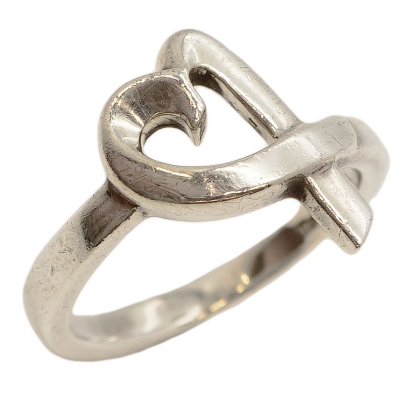 6jab0467-k】ティファニー リング ラビングハート シルバー925 12.5号