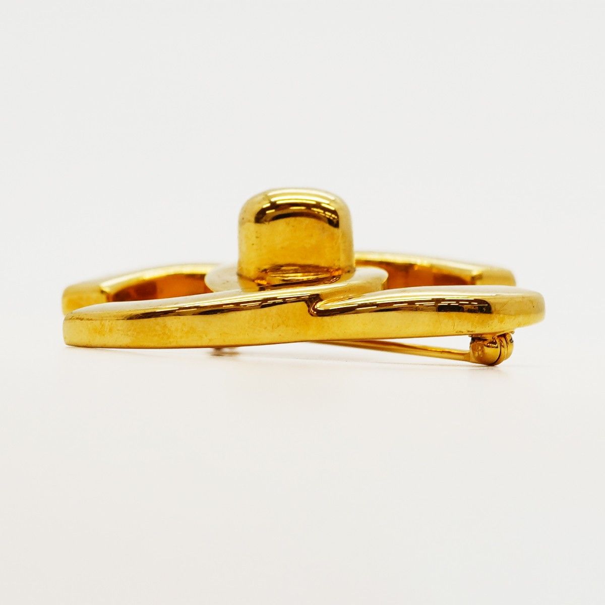 6jab0473-k】シャネル ブローチ ヴィンテージ ココマーク ターンロック