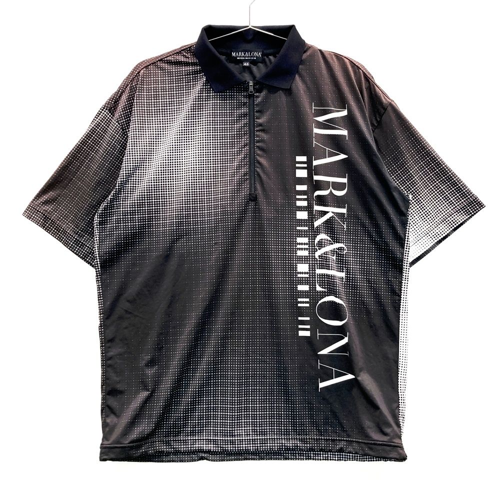 サイズ：46 MARK&LONA マークアンドロナ 半袖ポロシャツ グレー系