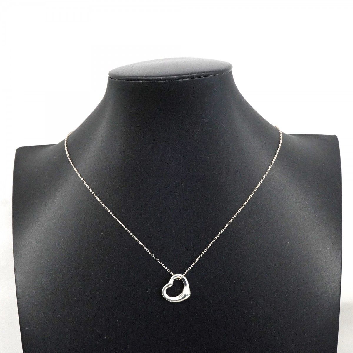6jab0484-k】ティファニー ネックレス オープンハート シルバー925