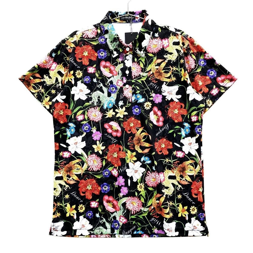 サイズ：3 DANCE WITH DRAGON ダンスウィズドラゴン 半袖ポロシャツ