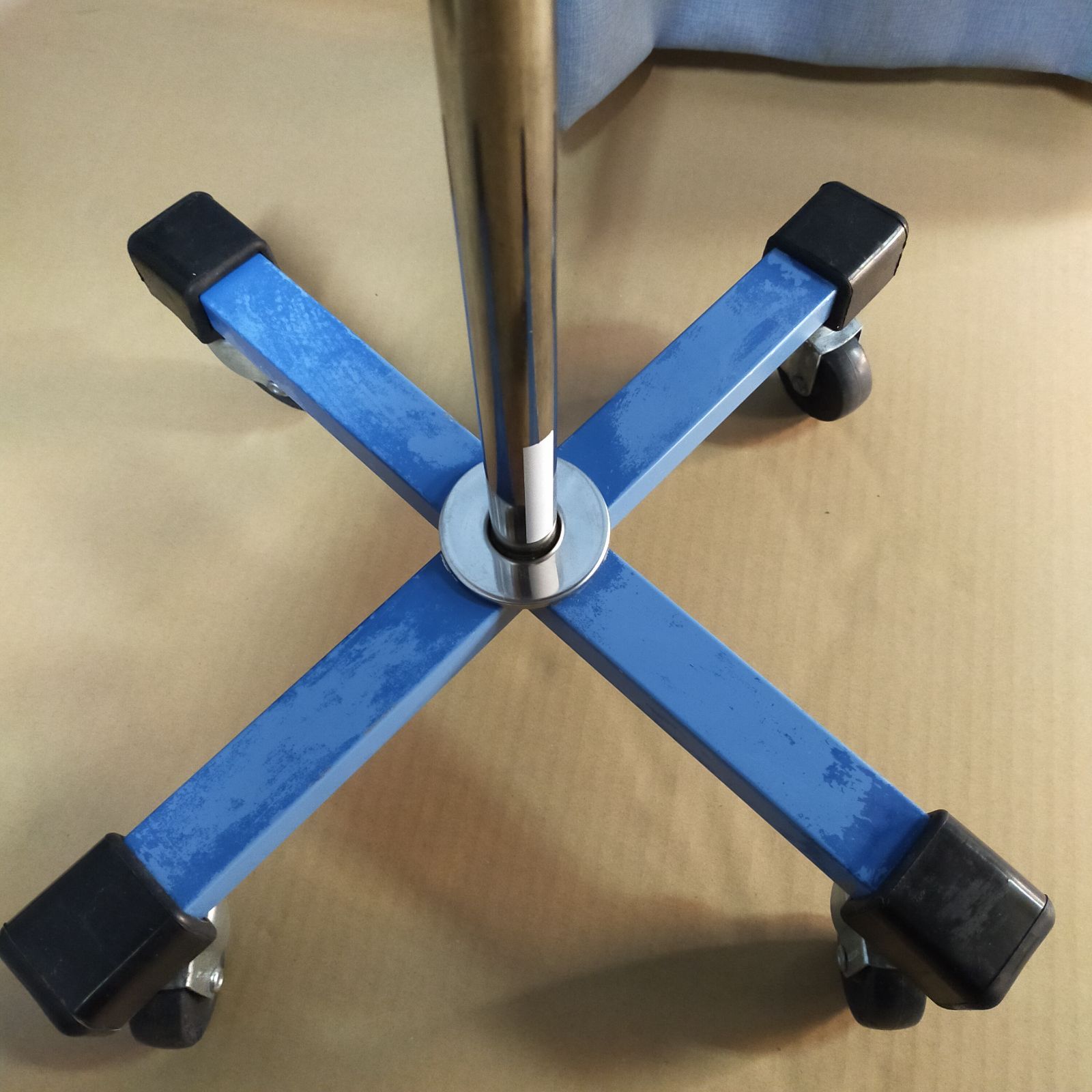 OT-14896) 松吉医科器械 マイスコカラーガートル台(4脚) MY-160BN-A