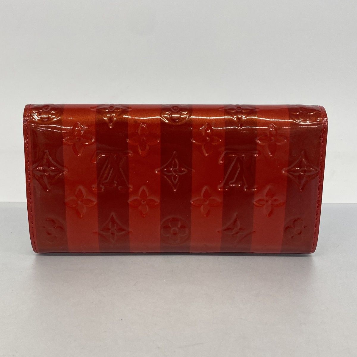 6ae6057-k】ルイヴィトン 長財布 ヴェルニ・レイユール ポルトフォイユ